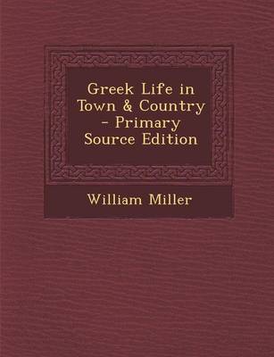 Book cover for Greek Life in Town & Country