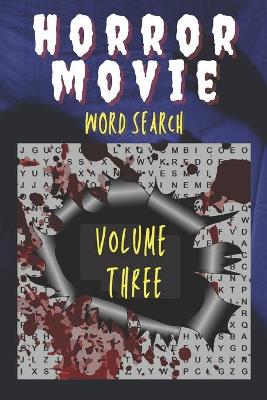 Book cover for Horror Movie Word Search Volume Three
