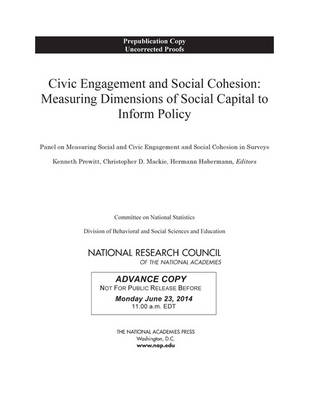 Book cover for Civic Engagement and Social Cohesion