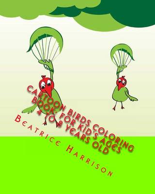 Book cover for Cartoon Birds Coloring Book