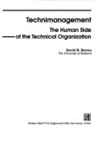 Cover of Technimanagement