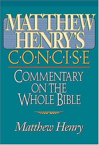 Book cover for Matthew Henry's Concise Bible Commentary