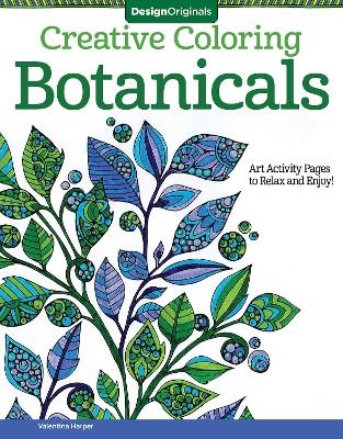 Book cover for Creative Coloring Botanicals