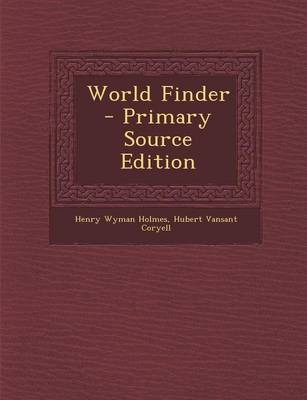 Book cover for World Finder - Primary Source Edition