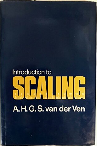 Cover of Introduction to Scaling