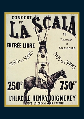 Cover of Carnet ligné Affiche La Scala L'Hercule""