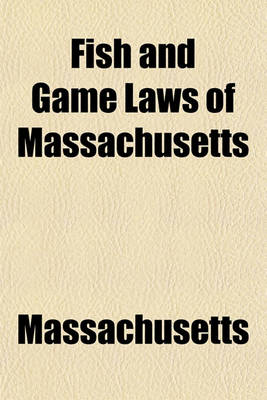 Book cover for Fish and Game Laws