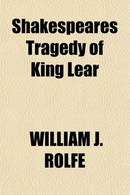 Book cover for Shakespeares Tragedy of King Lear