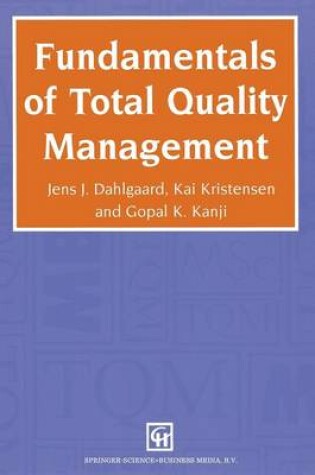 Cover of Fundamentals of Total Quality Management