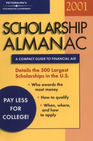 Cover of Scholarship Almanac 2001