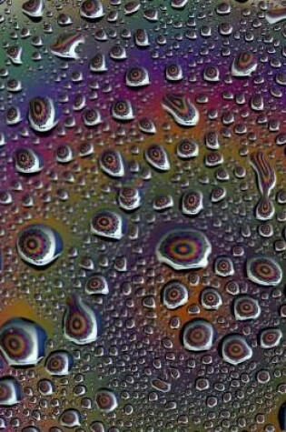 Cover of Rainbow Water Drops Notebook