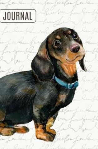 Cover of Big Fat Bullet Style Journal Notebook Cute Dachshund