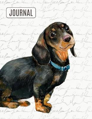 Book cover for Big Fat Bullet Style Journal Notebook Cute Dachshund