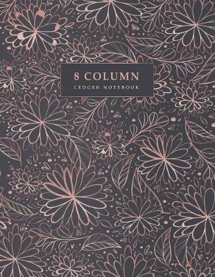 Book cover for 8 Column Ledger Notebook