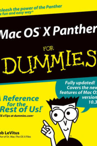 Cover of Mac OS X Panther For Dummies