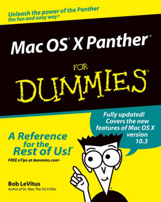 Book cover for Mac OS X Panther For Dummies