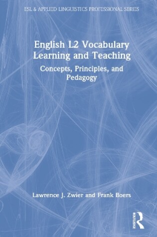 Cover of English L2 Vocabulary Learning and Teaching