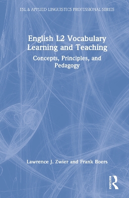 Book cover for English L2 Vocabulary Learning and Teaching