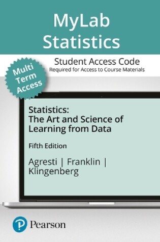 Cover of Mylab Statistics with Pearson Etext -- Standalone Access Card -- For Statistics