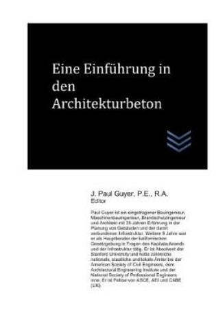 Cover of Eine Einfuhrung in Architekturbeton