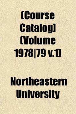 Book cover for [Course Catalog] Volume 1978/79 V.1