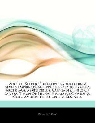 Cover of Articles on Ancient Skeptic Philosophers, Including