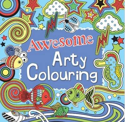 Book cover for Awesome Arty Colouring