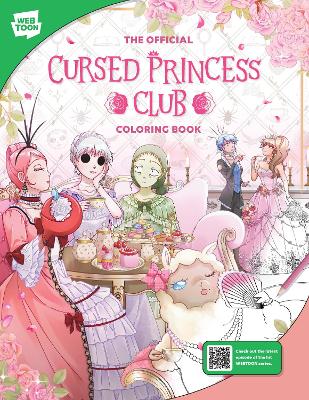 Cover of The Official Cursed Princess Club Coloring Book