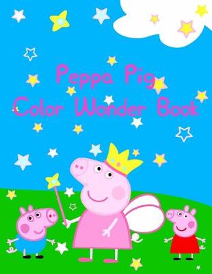 Book cover for Peppa Pig Color Wonder Book