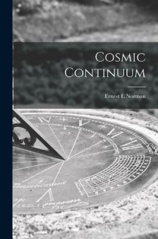 Cover of Cosmic Continuum