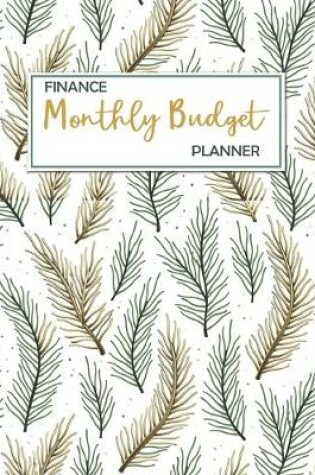 Cover of Finance Monthly Budget Planner