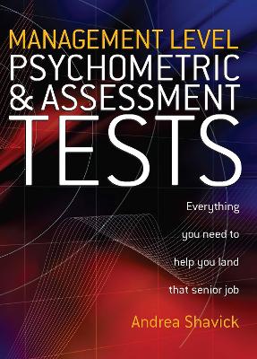 Cover of Management Level Psychometric and Assessment Tests