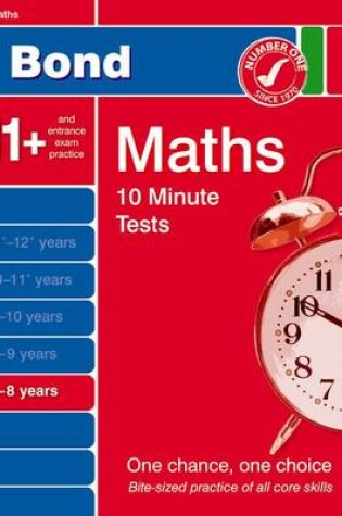 Cover of Bond 10 Minute Tests Maths 7-8 Years