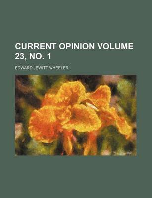 Book cover for Current Opinion Volume 23, No. 1