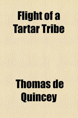 Book cover for Flight of a Tartar Tribe