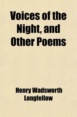 Book cover for Voices of the Night, and Other Poems