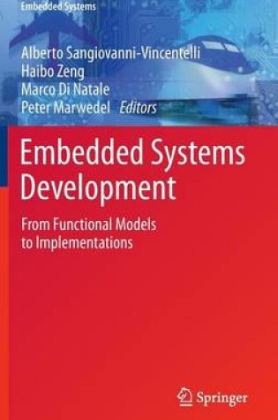 Cover of Embedded Systems Development: From Functional Models to Implementations
