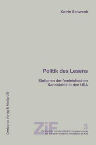 Cover of Politik des Lesens