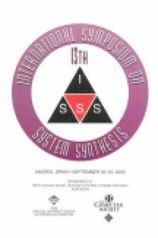 Cover of 13th International Symposium on Systems Synthesis (Isss 2000)