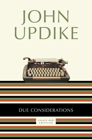 Book cover for Due Considerations