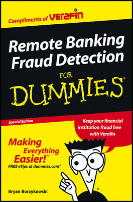 Book cover for CUSTOM Online Banking Fraud Detection For Dummies