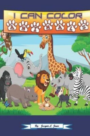 Cover of I Can Color Animals