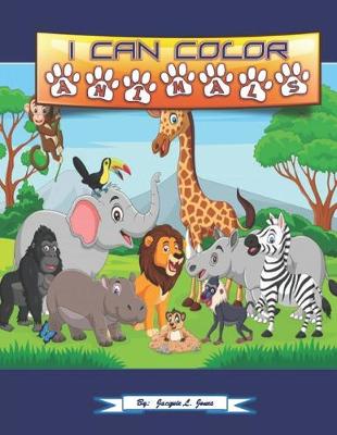 Book cover for I Can Color Animals