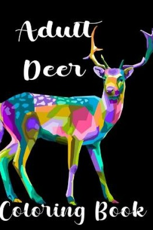 Cover of Adult Deer Coloring Book