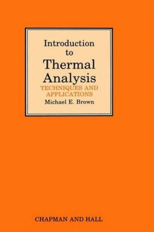 Cover of Introduction to Thermal Analysis