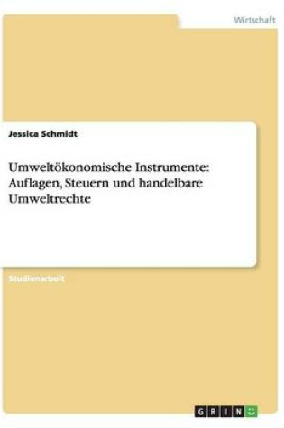Cover of Umweltoekonomische Instrumente