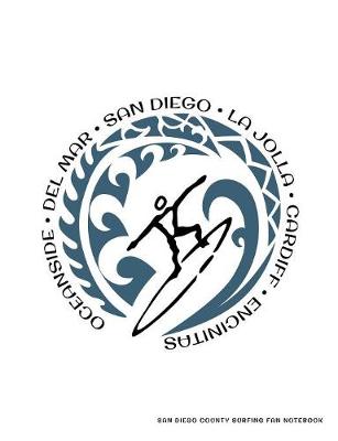 Book cover for San Diego County Surfing Fan Notebook