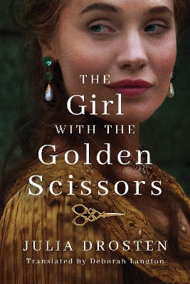 Book cover for The Girl with the Golden Scissors