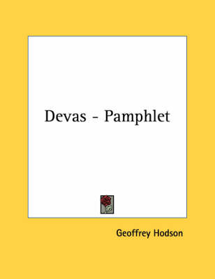 Book cover for Devas - Pamphlet