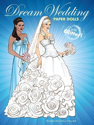 Book cover for Dream Wedding Paper Dolls with Glitter!